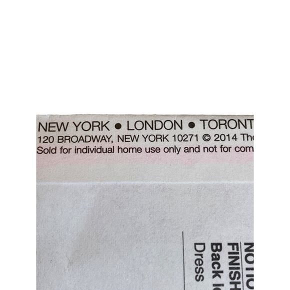 Sewing Pattern Vogue V1424 REBECCA TAYLOR Flared Dress Sizes 6-14 - Picture 5 of 7